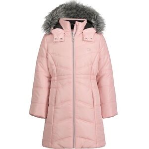 Calvin Klein Toddler Girls Aerial Jacket - Silver-tone Pink